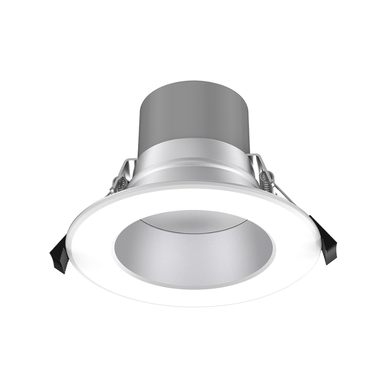 Lotus DL254-4-16W 4" 6W/8W/10W/12W/16W LED Round Commercial Recessed Downlight, 5CCT Selectable - White/Silver