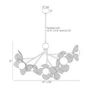 Arteriors DLC32 Generosa 7-lt 57" Chandelier
