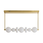 Arteriors 89656 Raphael 1-lt 48" LED Chandelier- Antique Brass