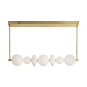Arteriors 89656 Raphael 1-lt 48" LED Chandelier- Antique Brass
