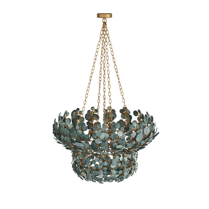 Arteriors DMS14 Bilal 8-lt 40" Chandelier - Eucalyptus