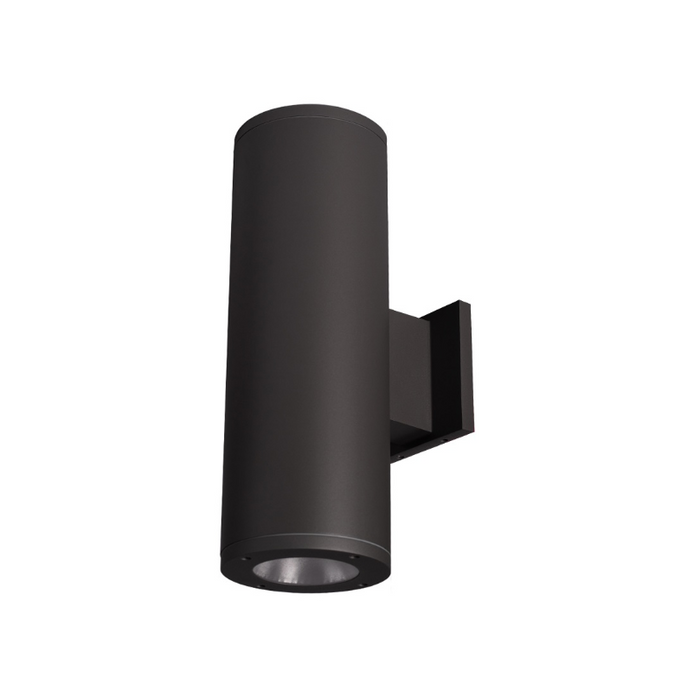 WAC DS-WE05 Tube Architectural 5" 25W LED Extended Single Wall Mount, Towards The Wall - Black