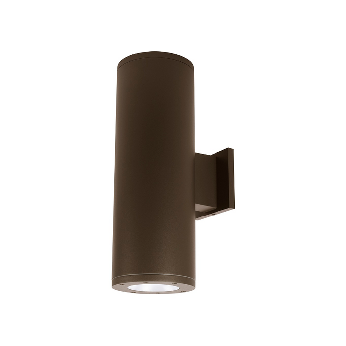 WAC DS-WE06EM Tube Architectural 6" 35W LED Extended Single Wall Mount with Emergency Backup Battery, Towards The Wall - Bronze