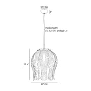 Arteriors DSI11 Judith 1-lt 20" Pendant