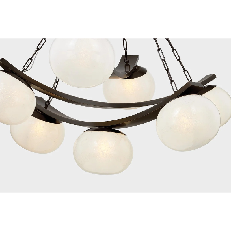 Hudson Valley 2107 Duxbury 7-lt 44" Chandelier - Distressed Bronze