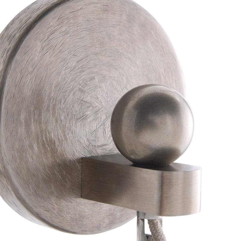 Arteriors Jayce 1-lt 22" Tall Wall Sconce  - Vintage Silver Steel