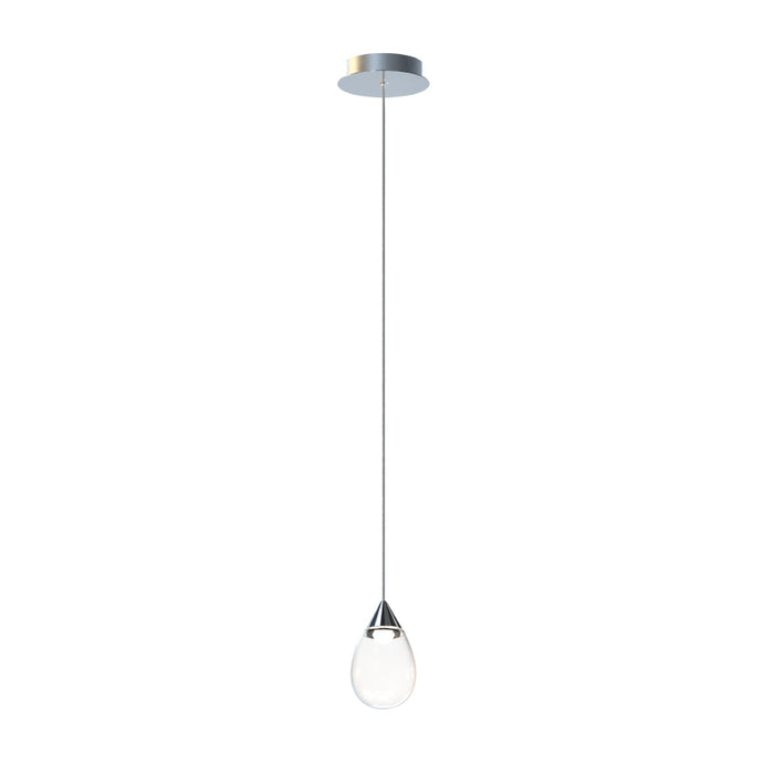 ET2 E21561 Dewdrop 1-lt 4" LED Pendant-Polished Chrome