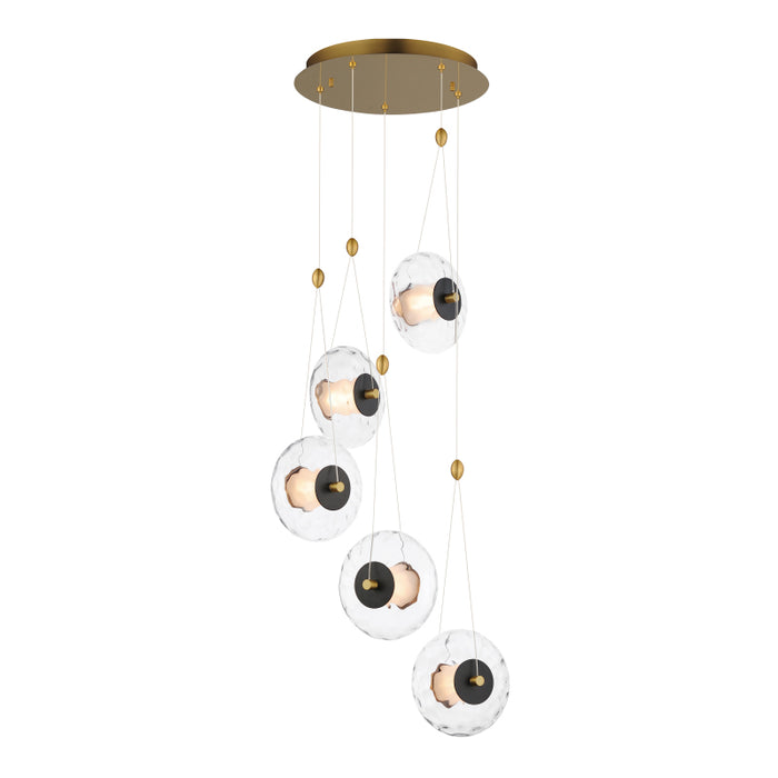 ET2 E24035 Amulet 5-lt 20" LED Pendant