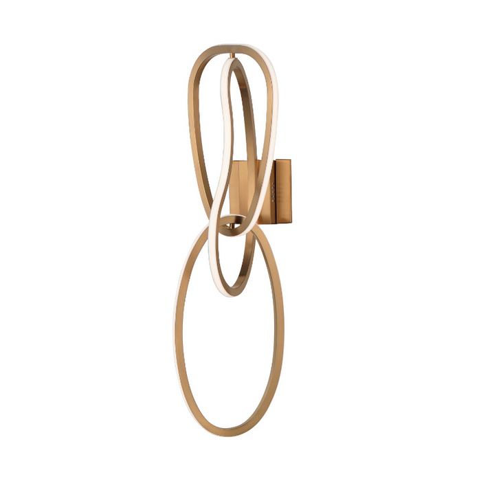 ET2 E24613 Unity 3-lt 27" Tall LED Wall Sconce - Brushed Champagne