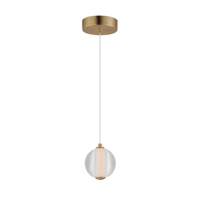 ET2 E24641-144 Rhythm 1-lt 6" LED Pendant-Gold
