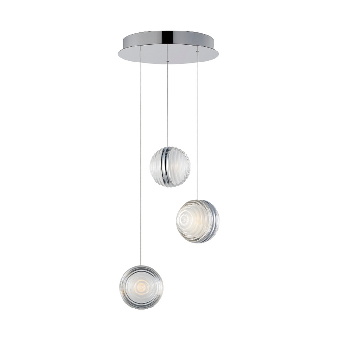 ET2 E24693 Pulse 3-lt 12" LED Pendant