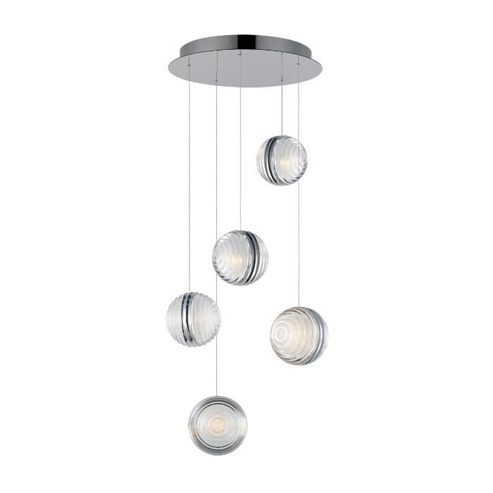 ET2 E24695 Pulse 5-lt 15" LED Pendant