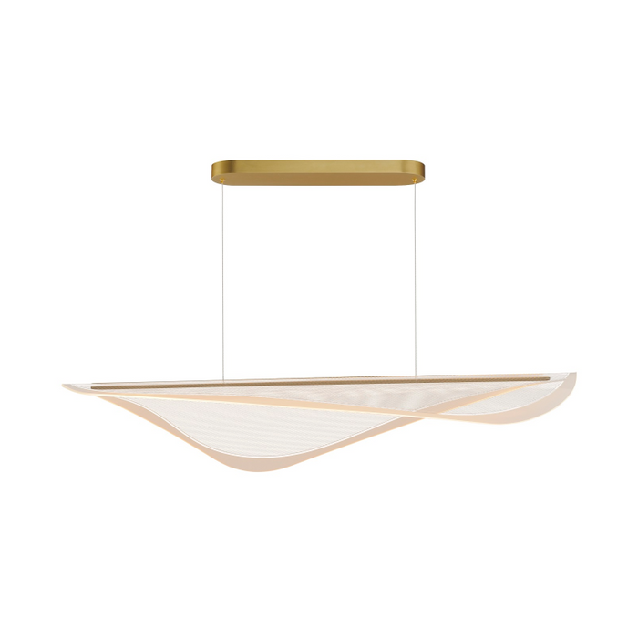 ET2 E24714 Manta 1-lt 47" LED Linear Pendant - Gold