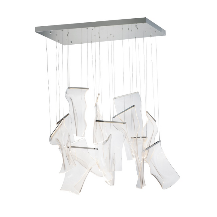ET2 E24878 Rinkle 13-lt 36" LED Linear Pendant