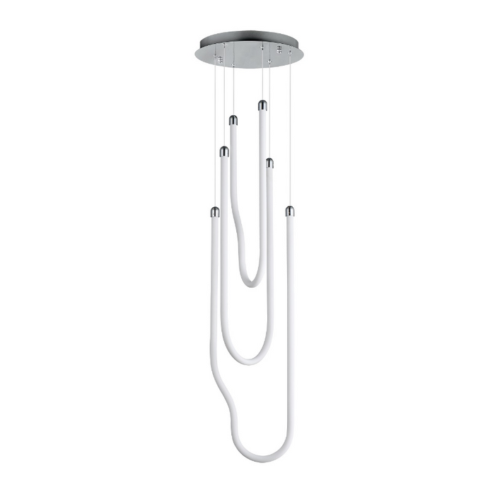 ET2 E24983 Soleil 3-lt 13" LED Pendant - Polished Chrome