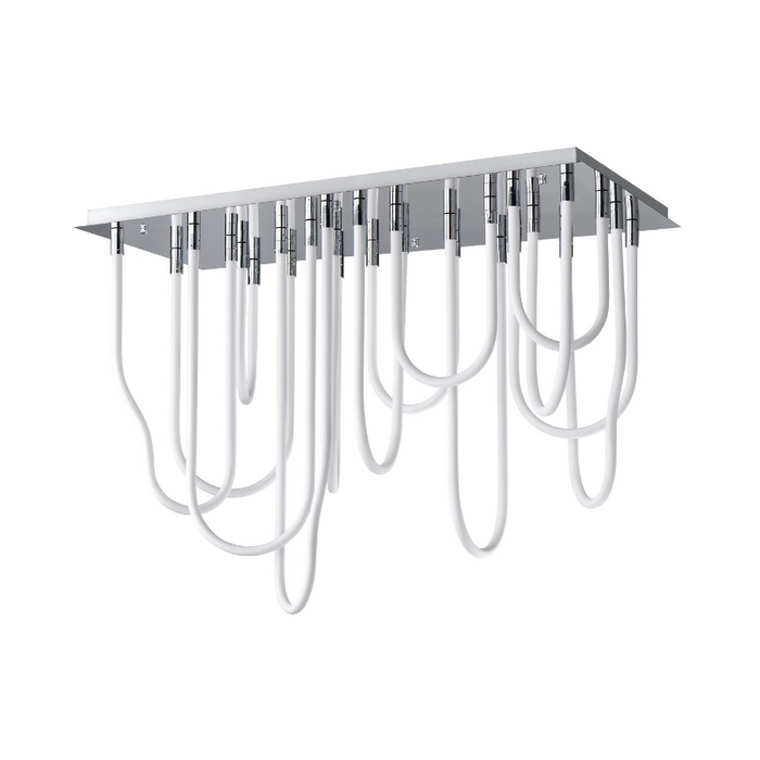 ET2 E24989 Soleil 14-lt 42" LED Flush Mount - Polished Chrome