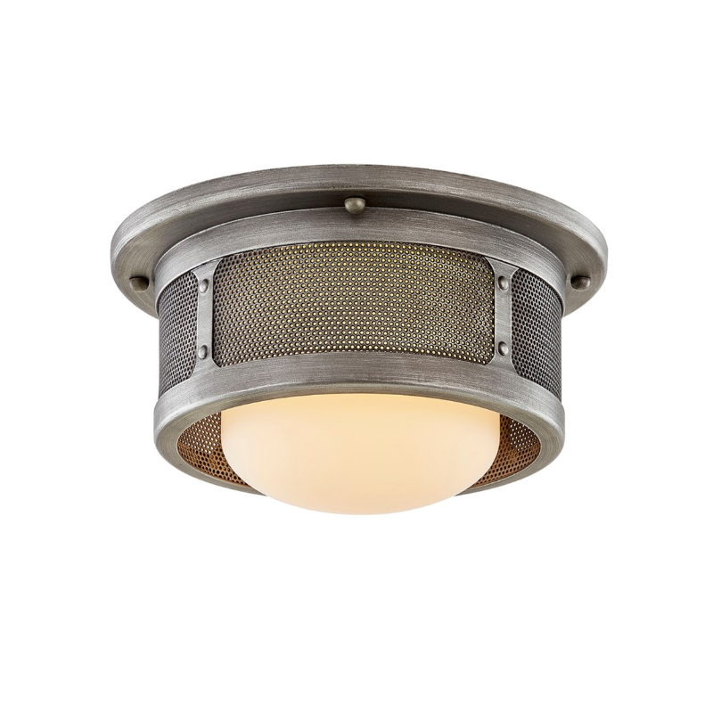 Troy C7370 Bauer 1-lt 12" Flush Mount
