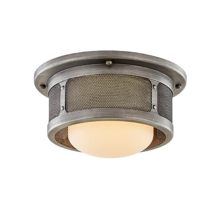 Troy C7370 Bauer 1-lt 12" Flush Mount