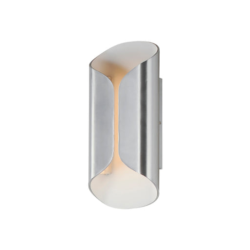 ET2 E30152 Folio 2-lt 14" Tall LED Outdoor Wall Sconce-Satin Aluminum / White