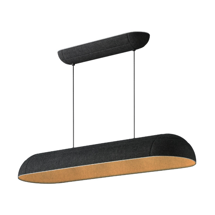 ET2 E34616 Wimbledon 1-lt 40" LED Linear Pendant - Dark Gray