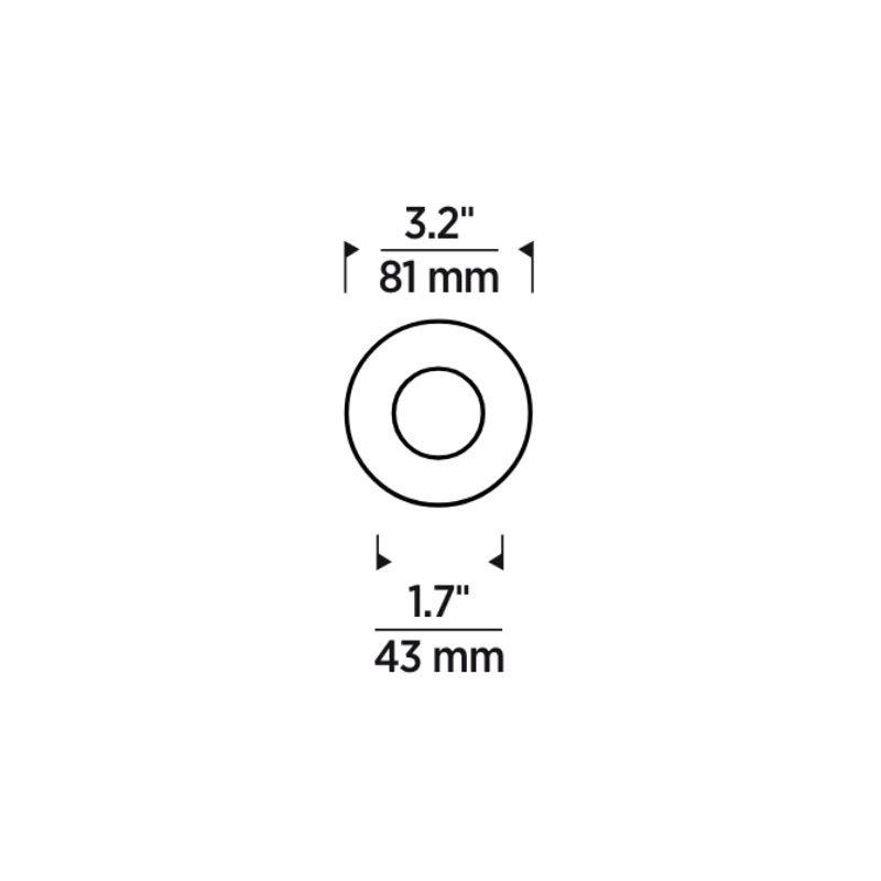Element E3RLB 3" LED Round Flangeless Bevel Trim