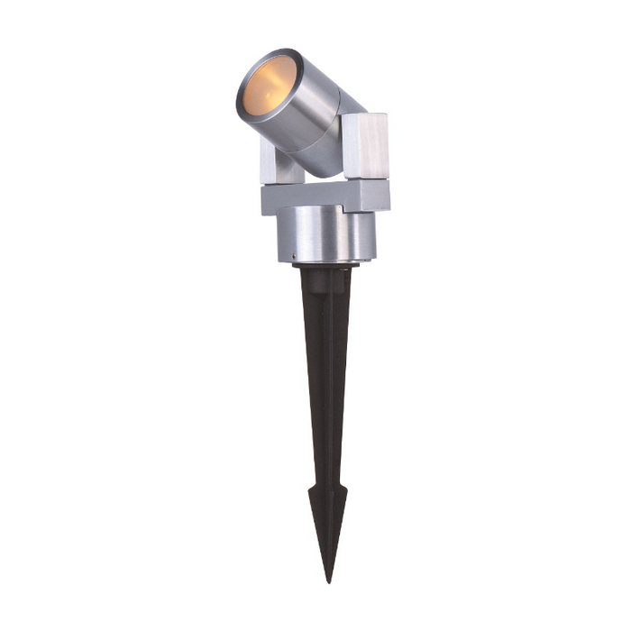 ET2 E41350 Alumilux Landscape 1-lt 14" Tall LED Path Light - Satin Aluminium