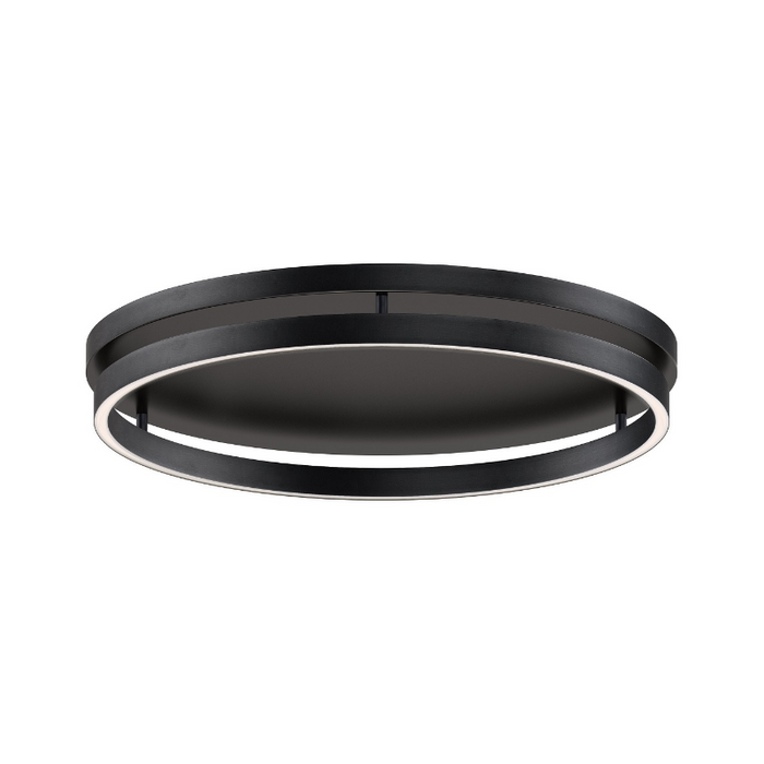ET2 E52720 Groove 1-lt 24" LED Flush Mount, 5CCT Selectable - Black