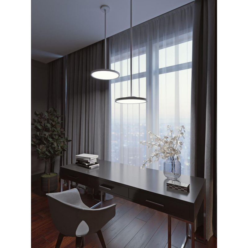 AFX EGRP16LAJD2 EGRP Series Edge Round Large 1-lt 16" LED Pendant