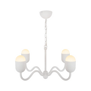 Alora Mood CH558427 Effie 4-lt 27" Chandelier - Antique White