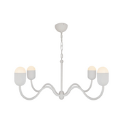 Alora Mood CH558439 Effie 4-lt 39" Chandelier - Antique White