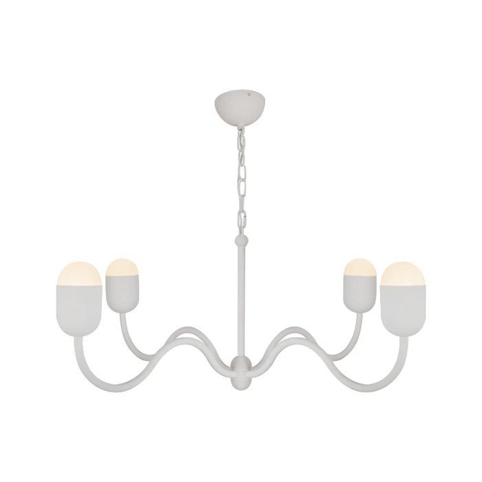 Alora Mood CH558439 Effie 4-lt 39" Chandelier - Antique White