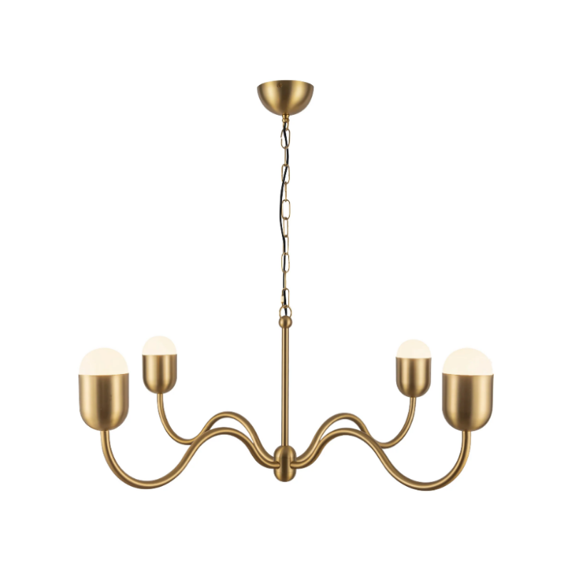 Alora Mood CH558439 Effie 4-lt 39" Chandelier - Brushed Gold