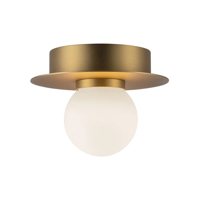 Kuzco FM15506 Elixir 1-lt 6" LED Flush Mount - Brushed Gold