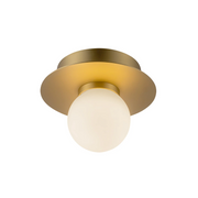 Kuzco FM15506 Elixir 1-lt 6" LED Flush Mount - Brushed Gold