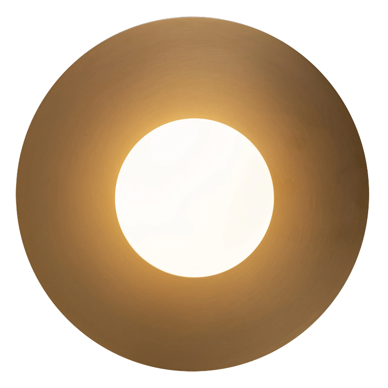 Kuzco FM15514 Elixir 1-lt 14" LED Flush Mount - Brushed Gold