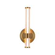Alora Mood WV509012 Elsie 1-lt 12" Tall LED Vanity Light - Brushed Gold