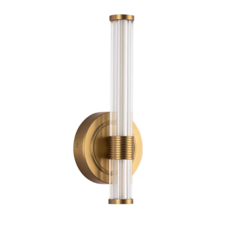 Alora Mood WV509012 Elsie 1-lt 12" Tall LED Vanity Light - Brushed Gold
