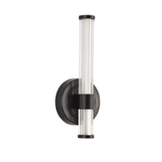 Alora Mood WV509012 Elsie 1-lt 12" Tall LED Vanity Light - Matte Black