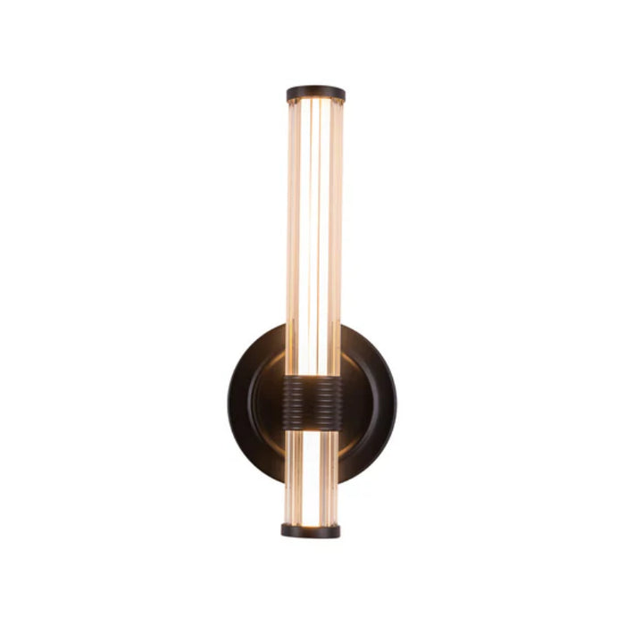 Alora Mood WV509012 Elsie 1-lt 12" Tall LED Vanity Light - Matte Black