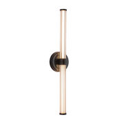 Alora Mood WV509024 Elsie 2-lt 24" Tall LED Vanity Light - Matte Black