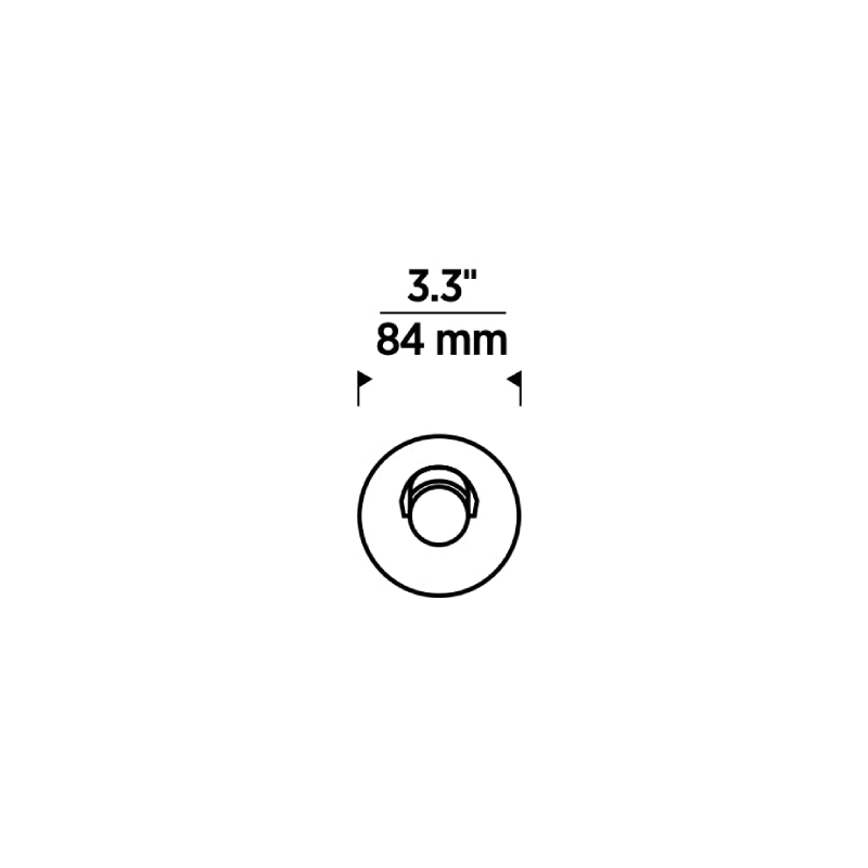 Entra ENCL3R  CL 3" Round Adjustable Flangeless Trim