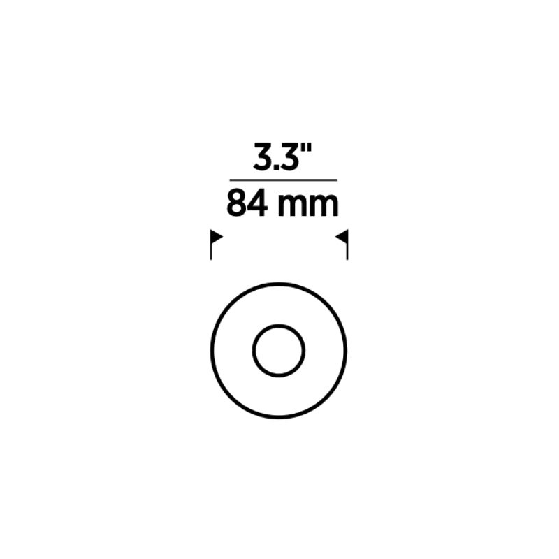 Entra ENCL3R CL 3" Round Downlight Flangeless Trim