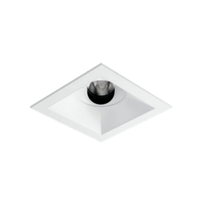 Entra ENCL3SR CL 3" 12W LED Square Flanged Adjustable Remodel Downlight
