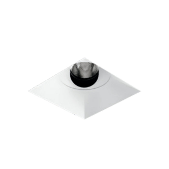 Entra ENCL3SR CL 3" 12W LED Square Flangeless Adjustable Remodel Downlight
