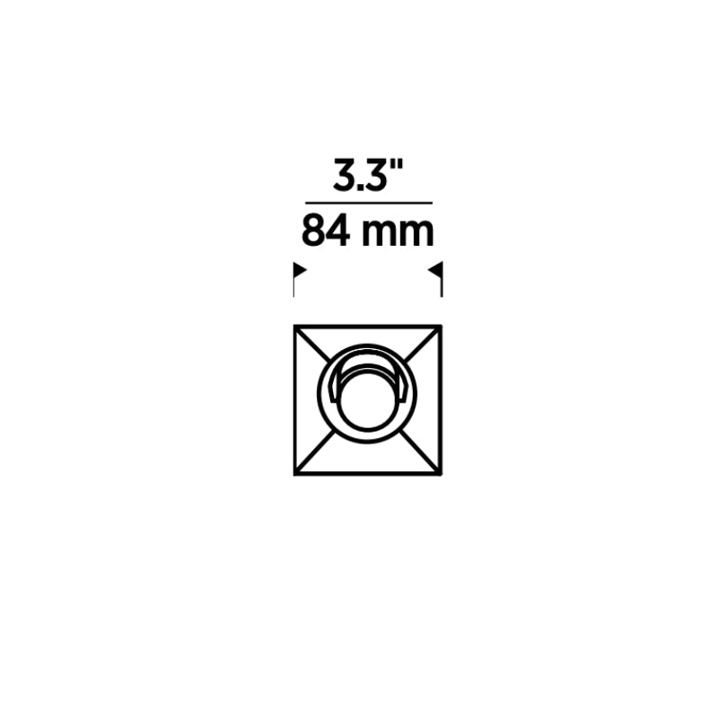 Entra ENCL3SR CL 3" 15W LED Square Flangeless Adjustable Remodel Downlight