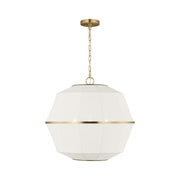 Visual Comfort EP1463 Hikari 3-lt 22" Medium Lantern Pendant - Burnished Brass
