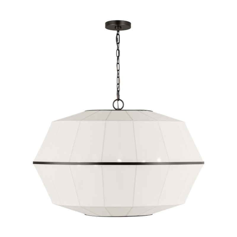 Visual Comfort EP1485 Hikari 5-lt 32" Wide Lantern Pendant - Aged Iron