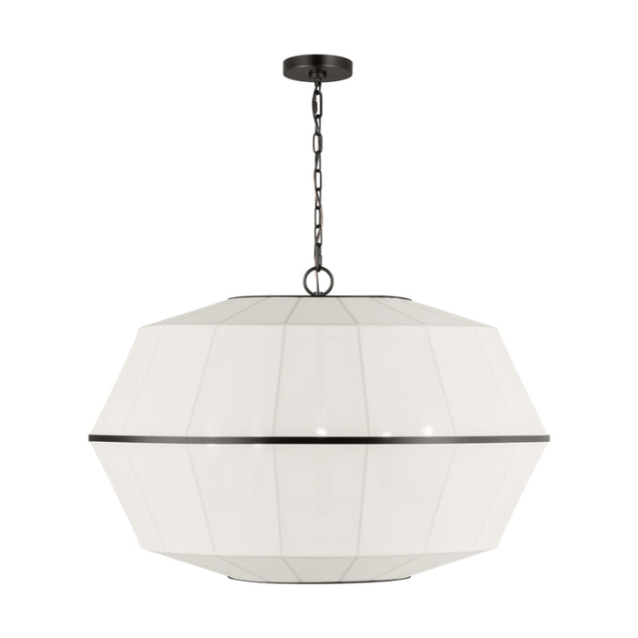 Visual Comfort EP1485 Hikari 5-lt 32" Wide Lantern Pendant - Aged Iron