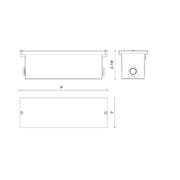Kuzco ER72410-CBOX Newport 9" LED Step Lights Box