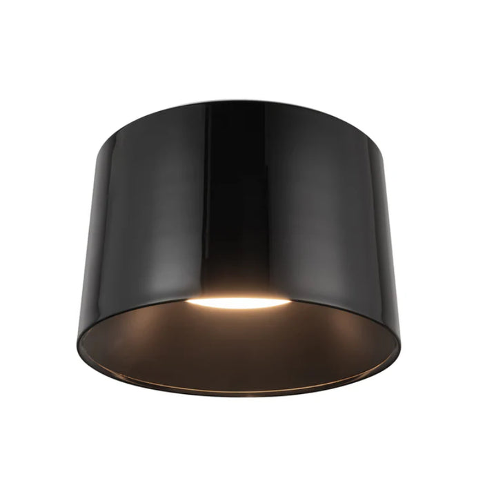 Kuzco FM16520-3WCCT-UNV Etta 1-lt 20" LED Flush Mount, 3CCT Selectable - Jet Black